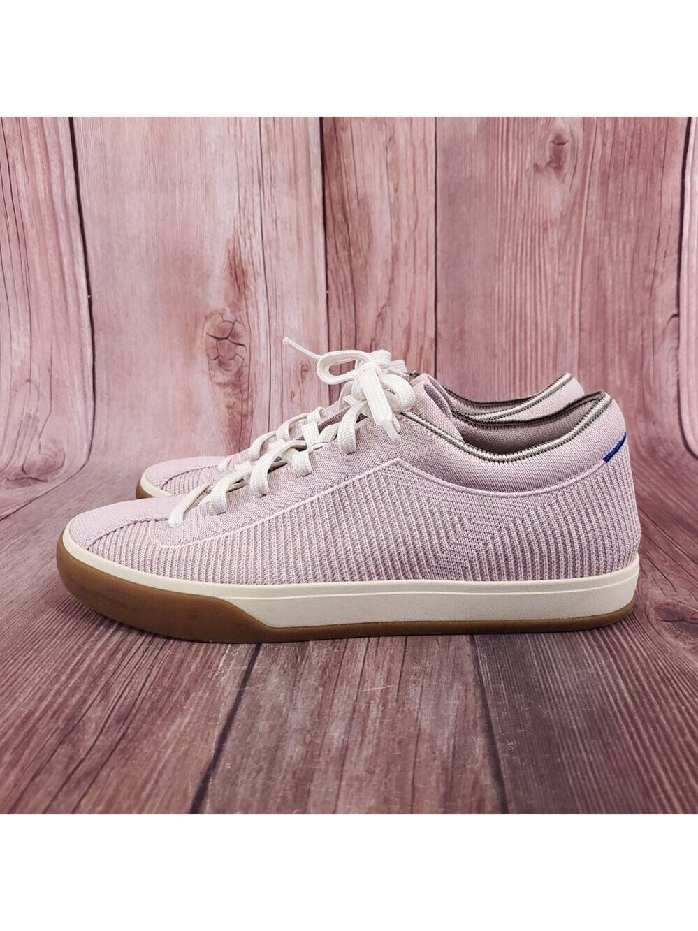 Rothys The Lace Up Sneaker Womens Size 9 Lilac Comfort Low Top Eco Friendly - Picture 2 of 16